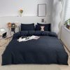 Parure de Lit 220x240 Bleu nuit
