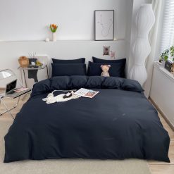 Parure de Lit 220x240 Bleu nuit