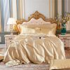 Housse de Couette en satin Or