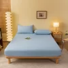 Drap Housse 140x190 Bleu ciel