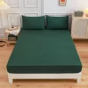 Drap Housse 140x200 Vert