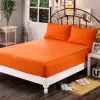 Drap Housse Orange 160x200