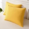Taie d'oreiller 65X65 Jaune Moutarde