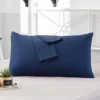 Taie d'oreiller Bleu Marine 50x70