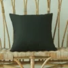 Housse de Coussin 50x50 couleur Noir