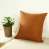 Housse de Coussin Marron