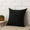 Housse de Coussin Noir