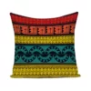 Housse de Coussin Ethnique Wax